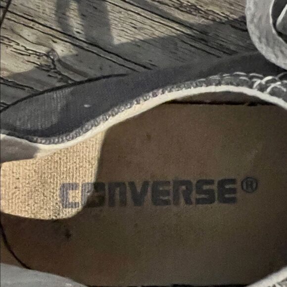 Converse Charcoal and White Low-Top Sneakers - Picture 2 of 8